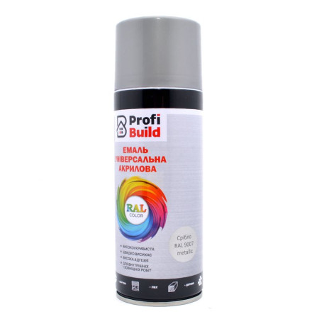 Profi Build*03 Ral 9007 срібло metallic,400 мл (12шт/уп) Profi Build*03 Ral 9007 срібло metallic,400 мл (12шт/уп)