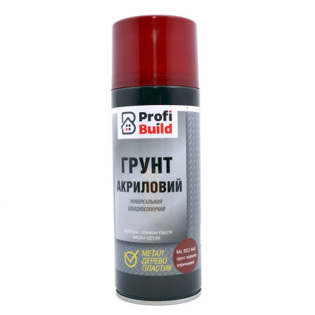 Profi Build ґрунт червоно-коричневий Ral 8012 МАТ ,400 мл (12шт/уп) Profi Build ґрунт червоно-коричневий Ral 8012 МАТ ,400 мл (12шт/уп)