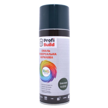 Profi Build*43 Ral 6020 бронзово-зелений МАТ,400 мл (12шт/уп) Profi Build*43 Ral 6020 бронзово-зелений МАТ,400 мл (12шт/уп)