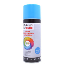 Profi Build*07 Ral 5015 блакитний,400 мл (12шт/уп) Profi Build*07 Ral 5015 блакитний,400 мл (12шт/уп)