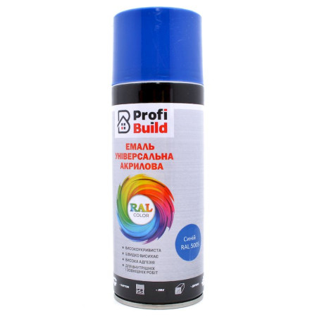 Profi Build*08 Ral 5005 синій ,400 мл (12шт/уп) Profi Build*08 Ral 5005 синій ,400 мл (12шт/уп)