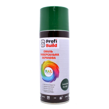 Profi Build*10 Ral 6005 темно-зелений,400 мл (12шт/уп) Profi Build*10 Ral 6005 темно-зелений,400 мл (12шт/уп)