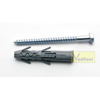 KKX*10x60 : Дюбель розпорний з шурупом під ключ 10 (6.0х60) (100шт./уп)