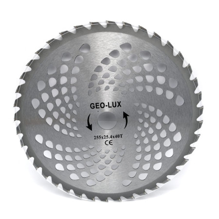 Диск для тримера Економ Geo-Lux прямий 255х40Т GE-1092 (50шт./ящ)