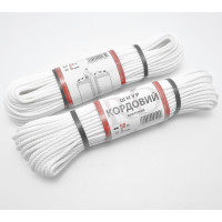 Шнур КОРДовий плетений - white juteRD d6,0мм 50м