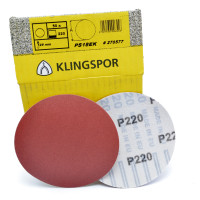 KLINGSPOR : Наждачка на липучцi PS18 EK d125 P220 KLINGSPOR : Наждачка на липучцi PS18 EK d125 P220