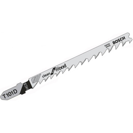 2608630032 : Пилочка для лобзика Bosch по дереву T101D, 4-5,2х100мм, 5шт