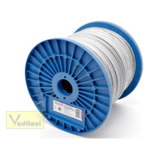 Трос в пласт.обмотці 3/4мм (3+1) DIN 3055 (PCV 6*7+FC) оц. бухта 200 м