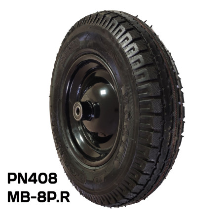 Колесо DETEX пневматичне 8PR 4.00-8 d14 (підшипник+ вісь)