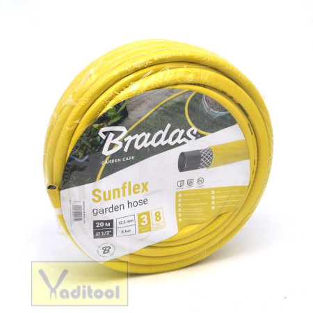 Шланг поливочний BRADAS, жовтий Sunflex 1/2-