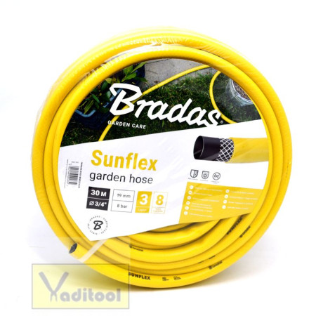 Шланг поливочний BRADAS, жовтий Sunflex 3/4-