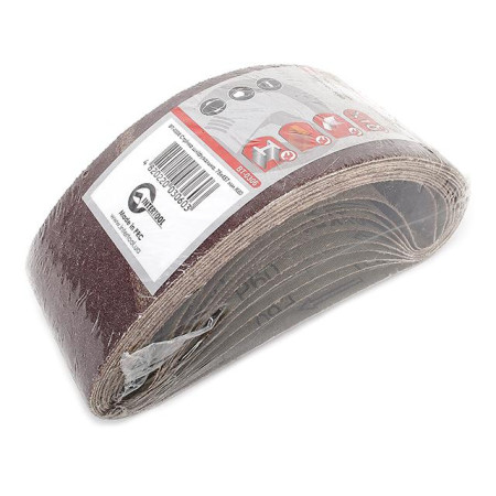 BT-0306 : Стрічка шліфувальна 75 * 457мм, зерно 60 уп.10шт. BT-0306 : Стрічка шліфувальна 75 * 457мм, зерно 60 уп.10шт.