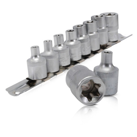 ET-6015 : Набір головок TORX 8шт, E5-E16, 3/8-