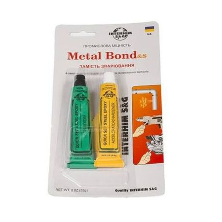 Епоксидный клей Metal Bond 2х28 г двохкомпонентний (12шт./144ящ.)