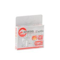 RT-0130 : Скоба гартована 10 мм, уп. 1000 шт., ширина 11.3 мм, перетин 0.70 мм