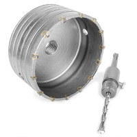 SD-7120 : Комплект: cвердло корончате по бетону 120 мм + Перехідник SDS-plus 100 мм
