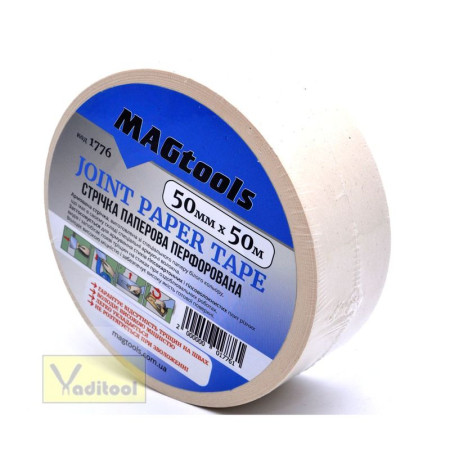 Стрічка паперова перфорована Magtools 50мм х 50м (40шт./ящ)