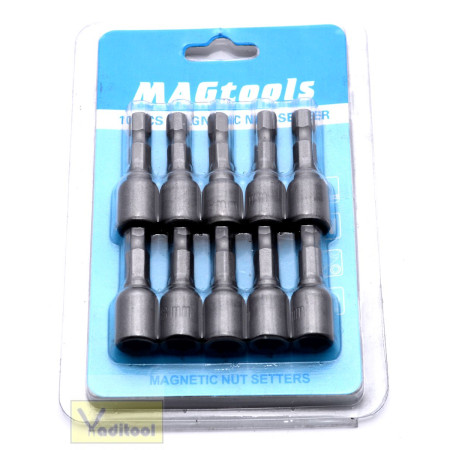 Magtools Біта шестигранна № 8х42мм з магнітом (10шт./уп) Magtools Біта шестигранна № 8х42мм з магнітом (10шт./уп)