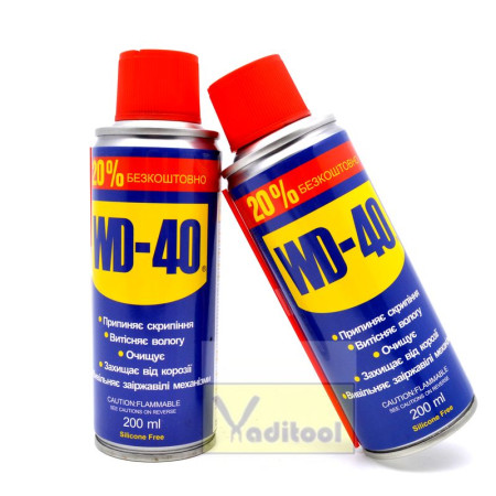 Універсальний аерозоль (мастило) VD-40 200 мл (36шт./ящ) Універсальний аерозоль (мастило) VD-40 200 мл (36шт./ящ)