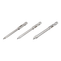 SD-0293 : Набір свердел по склу та кераміці 5 + 6 + 8 мм HEX 1/4 '' (6.35mm) SD-0293 : Набір свердел по склу та кераміці 5 + 6 + 8 мм HEX 1/4 '' (6.35mm)