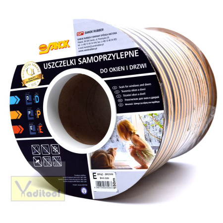 SANOK Ущільнювач 150м E 9*4 коричневий