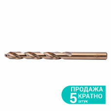 1131852 : свердло по металу Р6М5К5 кобальтове d10,0мм (тубус, КРАТНО 5шт) Ultra