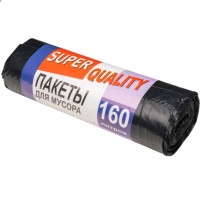 Пакет для сміття SUPER QUALITY 35л 15шт/рулон (150г) (50рул./ящ.) Пакет для сміття SUPER QUALITY 35л 15шт/рулон (150г) (50рул./ящ.)