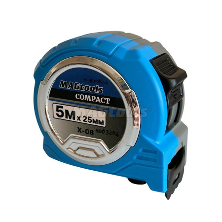 Рулетка X-08 MAGTOOLS COMPACT 5мх25мм (12шт/120ящ)