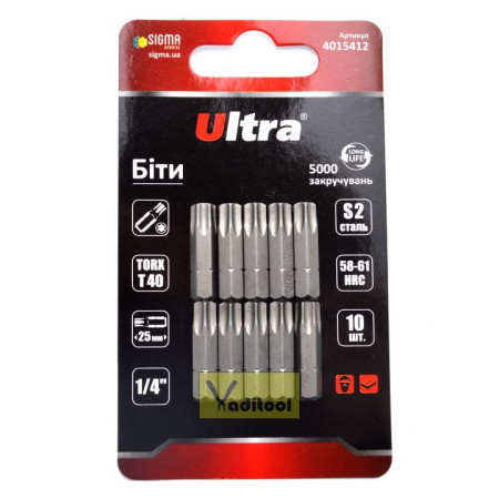 4015412 : біти TORX 40х25мм 1/4- 4015412 : біти TORX 40х25мм 1/4-