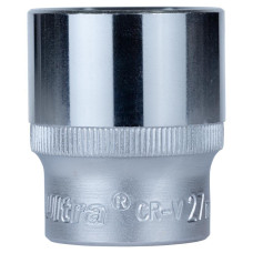 6070272 : насадка шестигранна коротка 1/2-" 27мм CrV Ultra