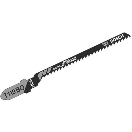 2608630310 : Пилочка для лобзика Bosch по дереву T119BO, 2х83мм, 5шт