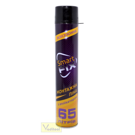 Піна монтажна SMARTFIX 65L ручна 850ml (12шт./ящ) Піна монтажна SMARTFIX 65L ручна 850ml (12шт./ящ)