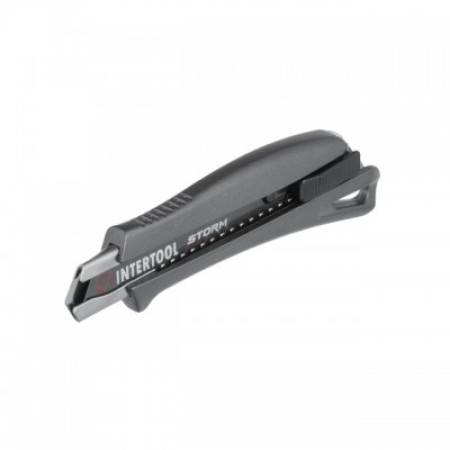 HT-0534 : Ніж сегментний 18мм, алюмінієва рукоятка, металева напрямна, Storm