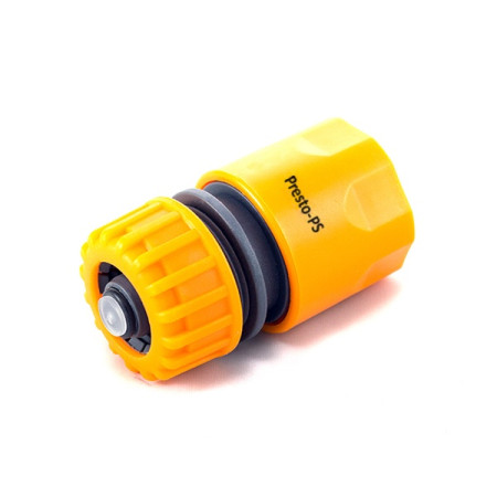 5810 : orange Конектор 1/2-5/8 з аквастопом для шланга (500шт)(25шт-уп)