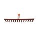 5051805 : граблі садові прямі 14 зубів 340х83мм зварне кріплення Grad